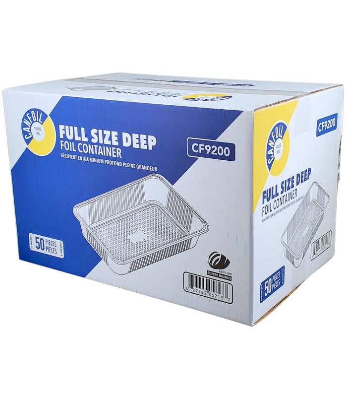 CLR - Can Foil - Full Size Deep Tray - Aluminum