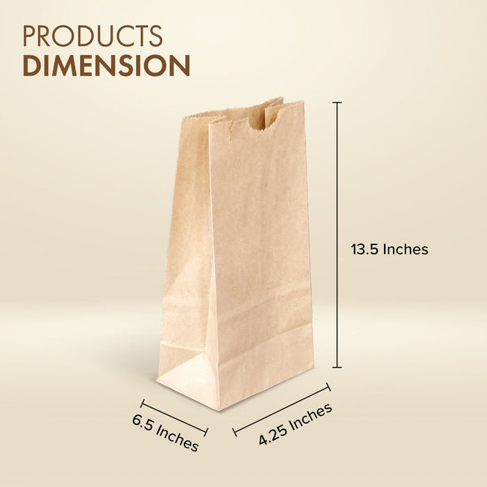 Paper Bags - Brown/Kraft - #10 - Made in Canada