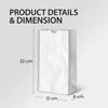 Paper Bags - White - #3 - Made in Canada