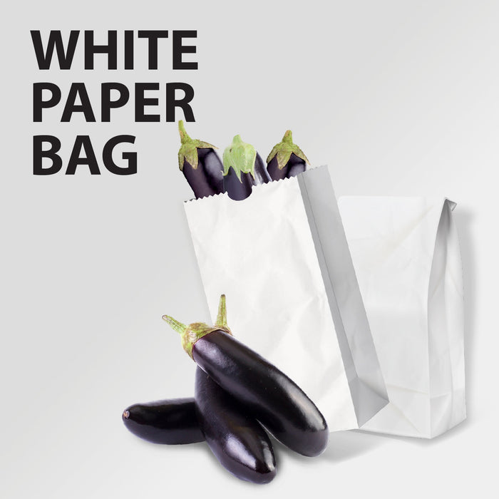 Paper Bags - White - #10 - Made in Canada