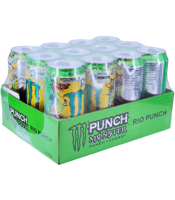 Monster - Rio Punch - Enery Drink - Cans
