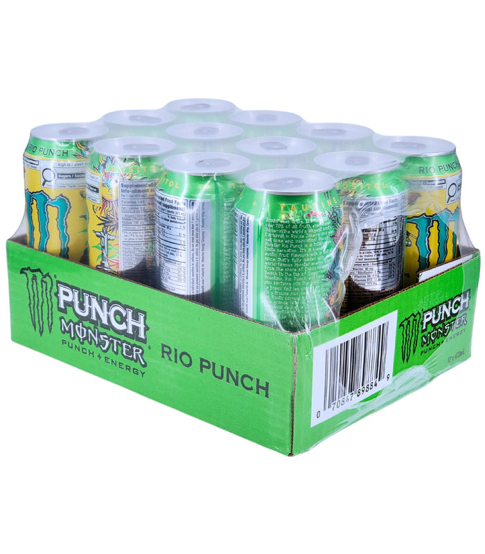Monster - Rio Punch - Enery Drink - Cans