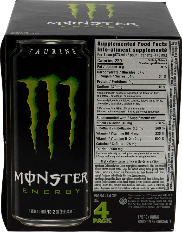 Monster - Original - Cans - 4pk