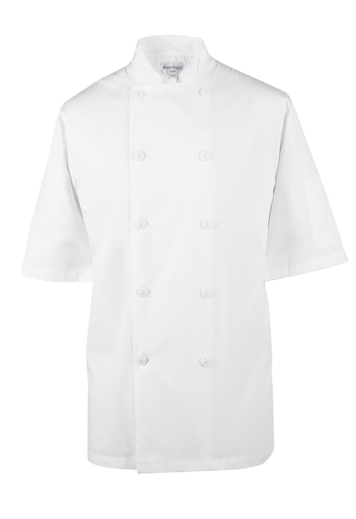 Spirito - Mesh Chef Jacket W/ Vent S/S White - M - BG21820