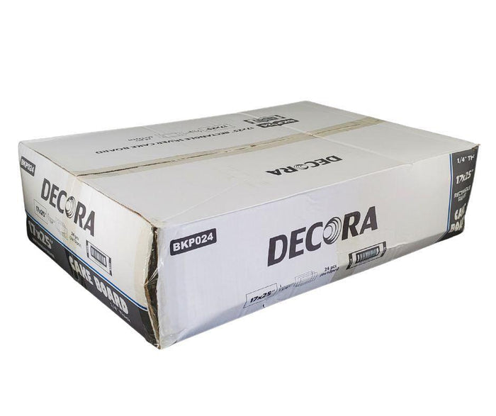 Decora - Cake Board - Silver - Full Slab - 17x25x1/4