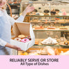 EB - White Cake Boxes - 6x6x2½