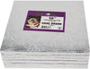 Decora Silver Square Cake Boards - 10