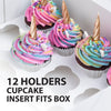 EB - 14 x 10 x 4 - 12 Cupcake Insert Fits Box - White - 5284I