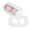 EB - 8 x 4 x 4 - 2 Cupcake Insert - White - 5280I