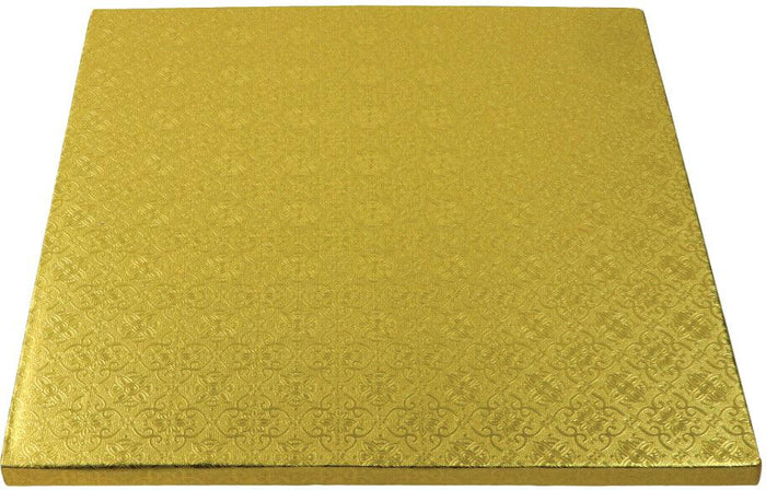 Decora Square Cake Board - Gold, 16