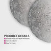 Enjay - Cake Board - Round - Silver - 8x1/2
