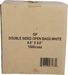 Double Sided Open/Bagel - Greaseproof Bags White - 8.8x9.8