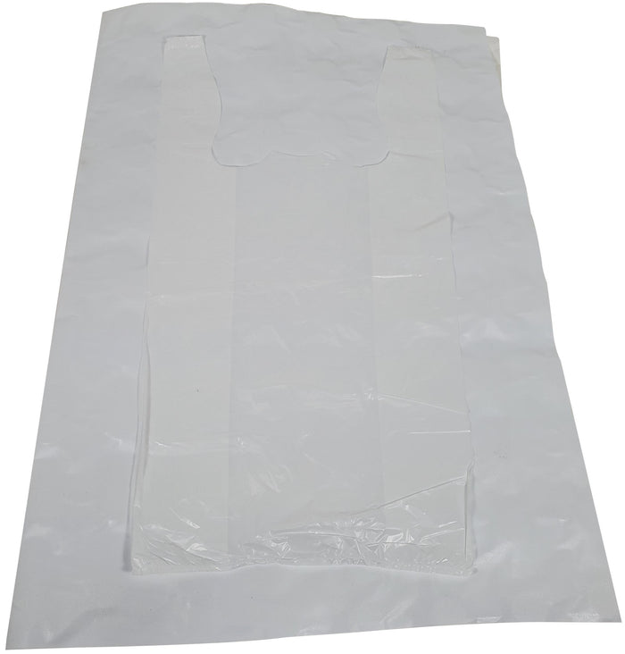 Value+ - S4 High Density White Shopping Bags