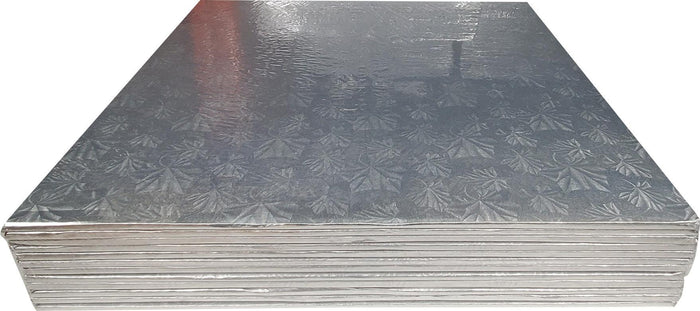 Decora Silver Square Cake Boards - 18