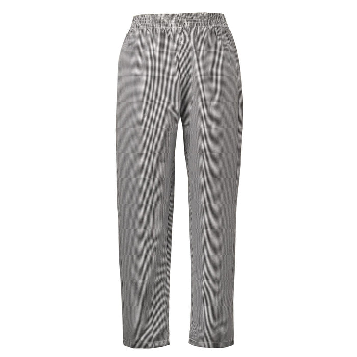 Spirito - Mini Check Chef Pants B/W - S - CI21901