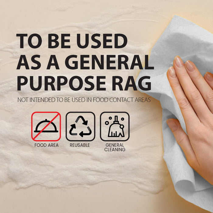 Wiping Rags - White - WipeW