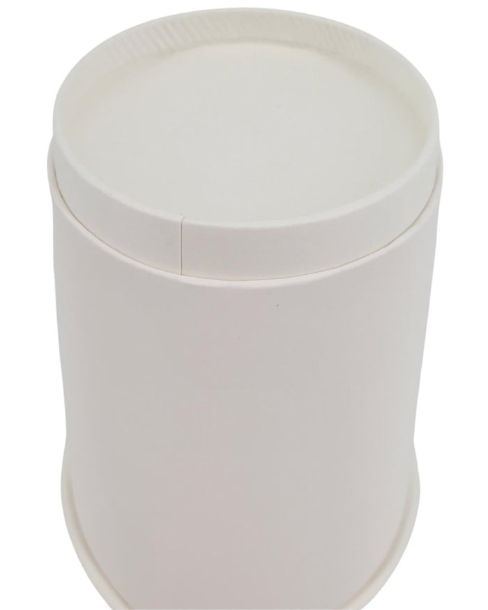 Morning Dew - 12 oz Hot Paper Cup - Double Wall - White - D-H12W