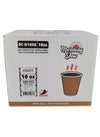 Morning Dew - 10oz Squat Hot Paper Cup - Ripple - Kraft - RC-H10SK