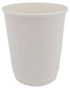 Morning Dew - 10oz Squat Hot Paper Cup - Double Wall - White - D-H10SW