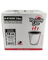 Morning Dew - 10oz Squat Hot Paper Cup - Double Wall - White - D-H10SW