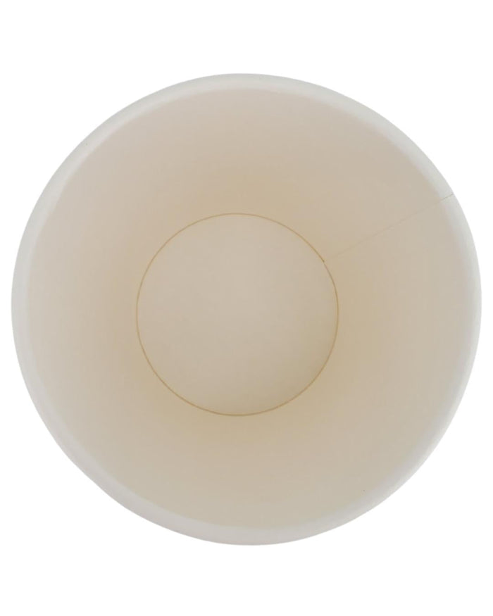 Morning Dew - 10oz Squat Hot Paper Cup - Double Wall - White - D-H10SW