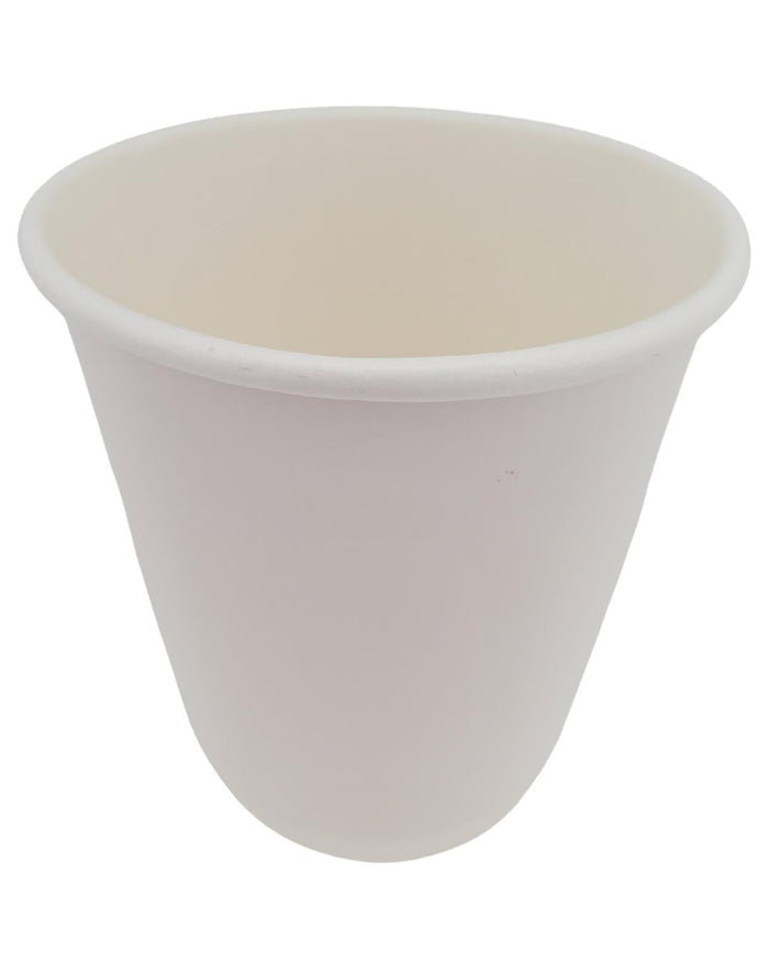 Morning Dew - 10oz Squat Hot Paper Cup - Double Wall - White - D-H10SW