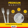 Value+ - Heavy - Plastic Forks - White - Retail Pack - RP2001