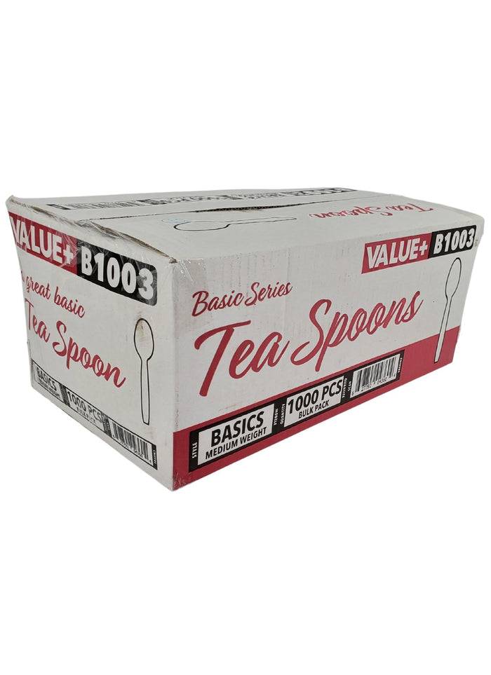 Value+ - Tea Spoon - White - Bulk - B1003