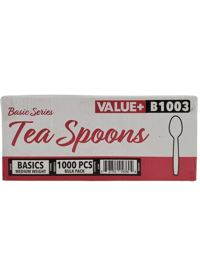 Value+ - Tea Spoon - White - Bulk - B1003
