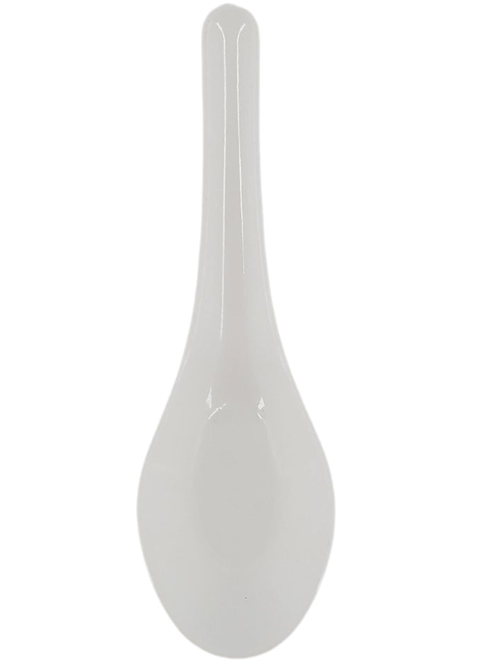 Value+ - Chinese Soup Spoon - White - Retail Pack - RP4008