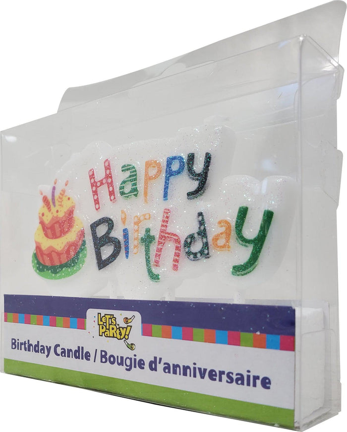 CLR - Cake Candle - Happy Birthday - DISCONTINUED