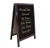 Sidewalk Menu Chalk Board - Wood Frame