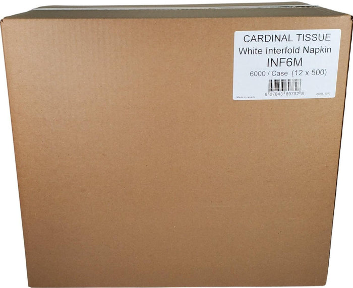 XC - Cardinal Tissue - Dispenser Napkins - Interfold - White