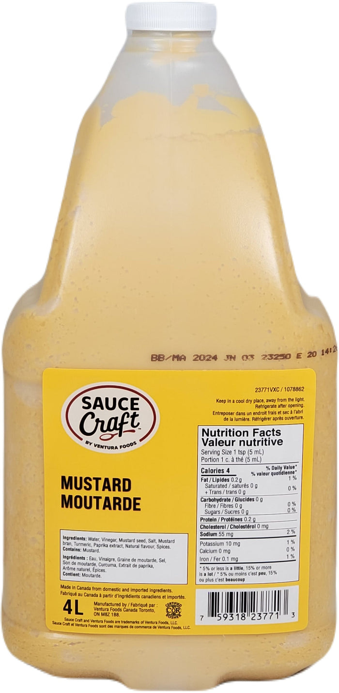 Sauce Craft Yellow Mustard