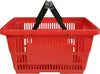 28L Shopping Basket - Plastic - Plastic Handle - XJL12