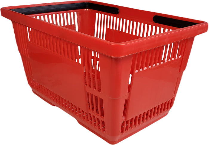 28L Shopping Basket - Plastic - Plastic Handle - XJL12
