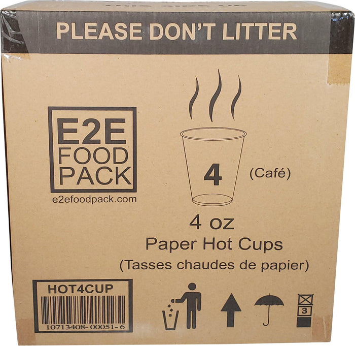 XC - Maple- 4oz Paper Cups - Printed