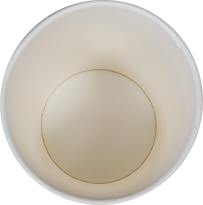 Morning Dew - 10oz Squat Hot Paper Cup - White - H10SW