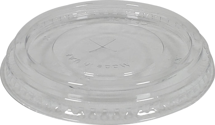 Morning Dew - Clear Flat Lid - 7-8-10oz XFLAT-8 - 78mm