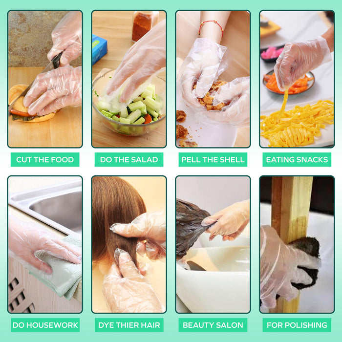 Rhino - DC2 - Clear Deli Gloves - Small - 200S