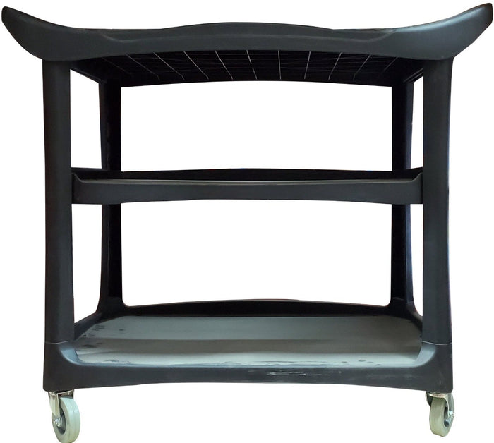 Spartano - X-Large ( 111*52*94 cm) 3 Shelf Trolley, Black - 4901