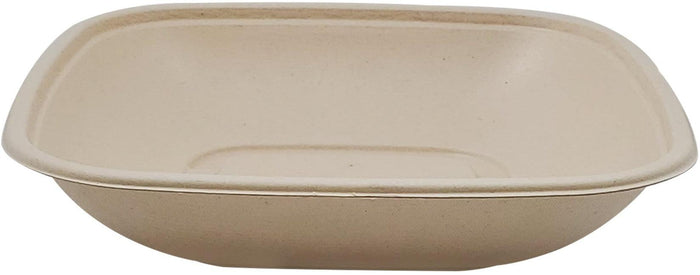 Eco-Craze - 32oz Natural Pulp Square Container - CB32B