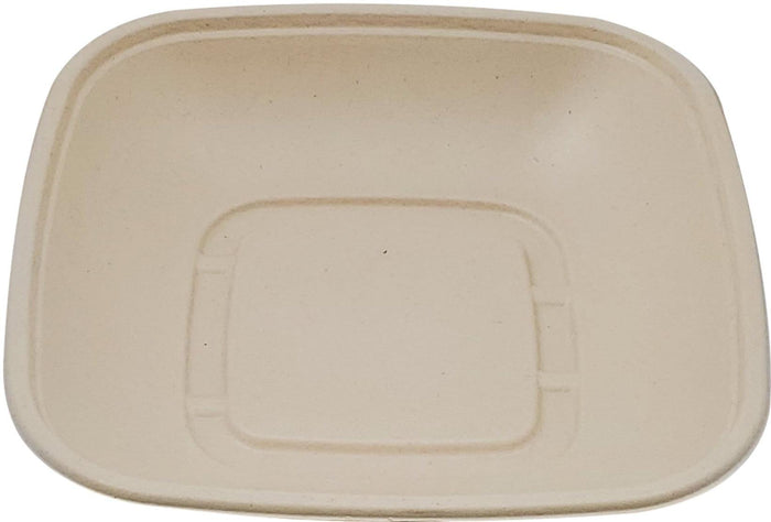 Eco-Craze - 32oz Natural Pulp Square Container - CB32B