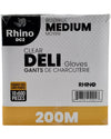 Rhino - DC2 - Clear Deli Gloves - Medium - 200M