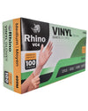 Rhino - VC4 - Clear Vinyl Gloves - Medium - 400M