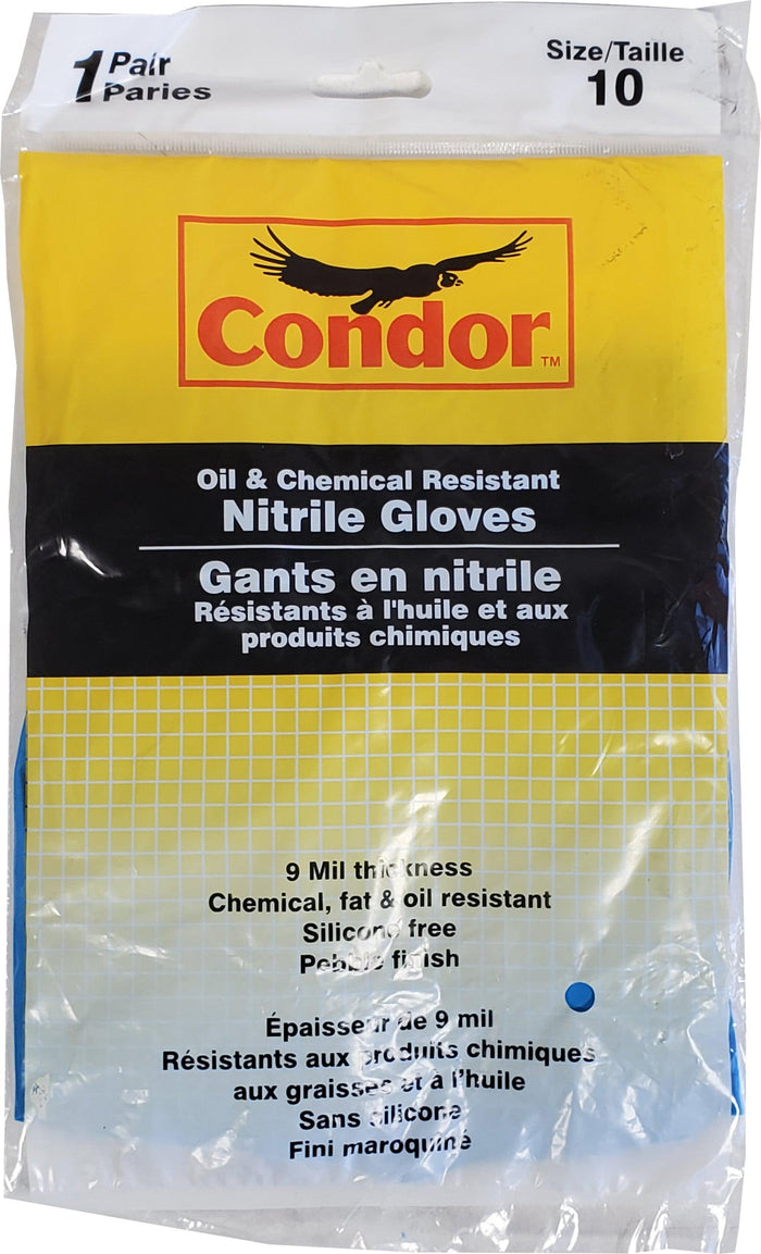 CLR - Nitrile Dishwashing Gloves - Green/Blue - XL