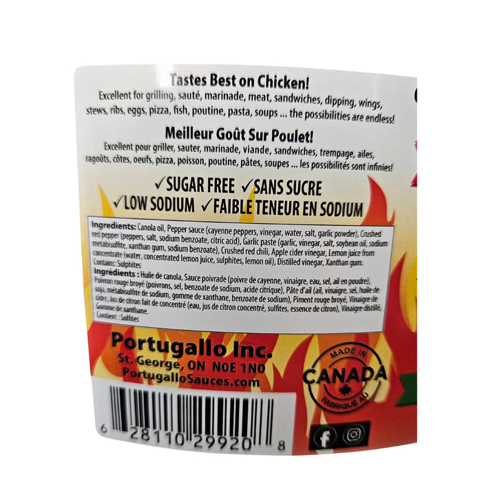 Portugallo - Flaming Hot Sauce - 16Lt
