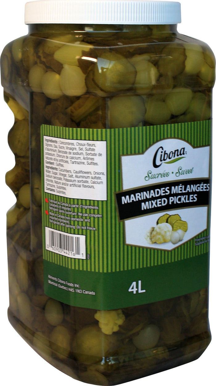 Cibona Sweet Mixed Pickles - 4 L
