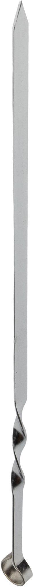 Stainless Steel BBQ Twisted Skewers (49.55x1x0.177cm)