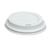 Morning Dew - Dome Sip Lid for 10-24 oz Hot Paper Cups - White - 10DL-W